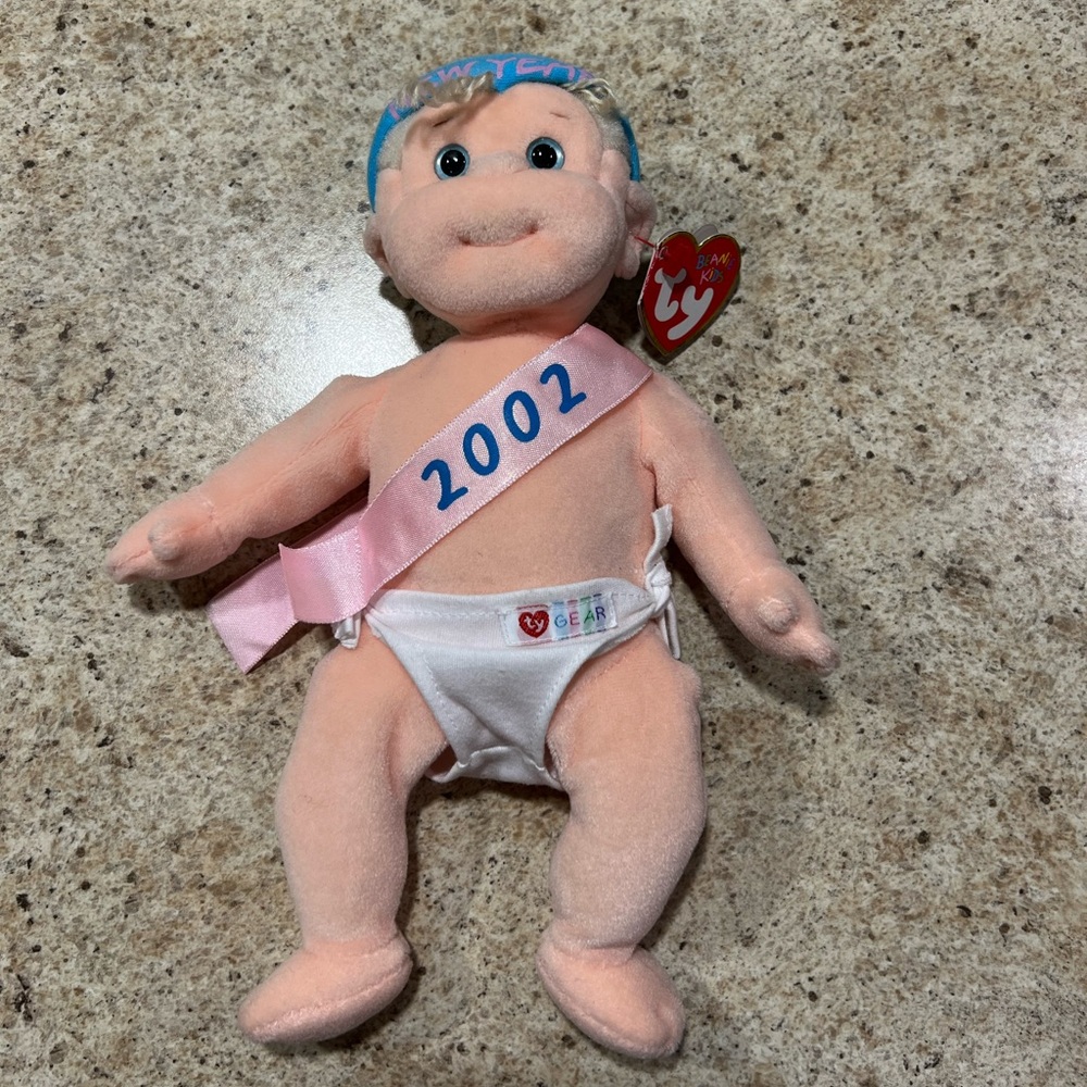 Ty Beanie Kids - Baby 2002 - Stuffed Boy Doll